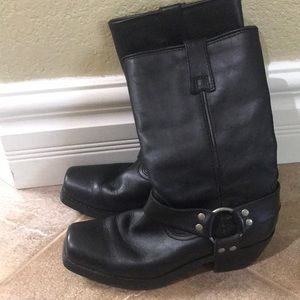 Black Leather Boots